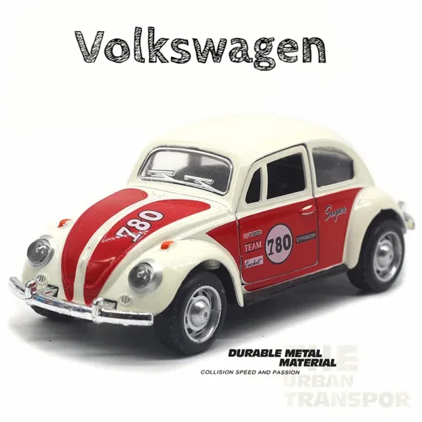 1:32 Alloy Volkswagen Beetle Diecast Model Car - Image 8