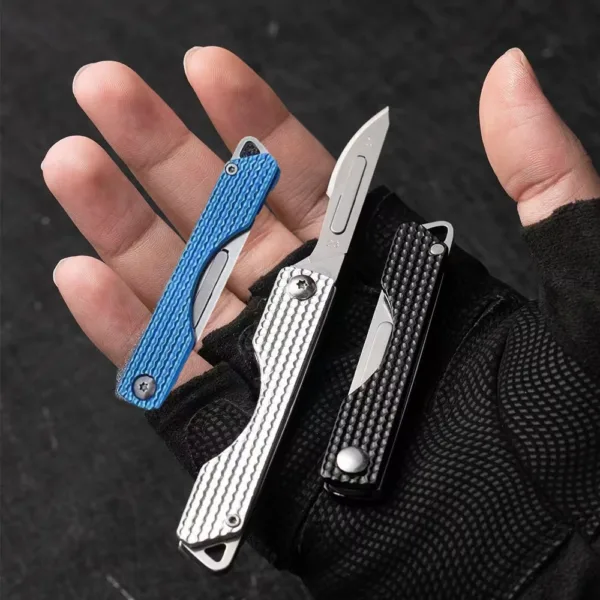 Folding EDC Knife with Stainless Steel Blade - Image 5