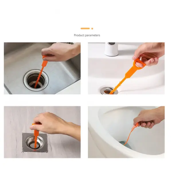 3 Piece Drain Cleaning Hooks Set - Image 4