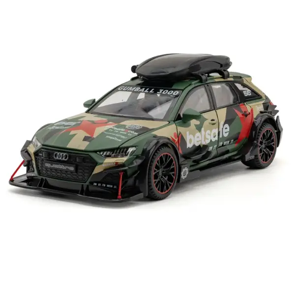 1/24 Audi RS6 Diecast Car with Lights and Sound - Image 8