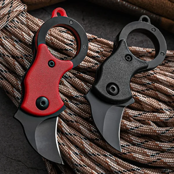 Mini Stainless Steel Keychain Knife Set - Image 5