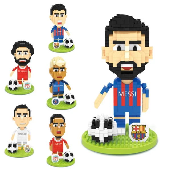 Football Player Mini Figures Building Blocks Set