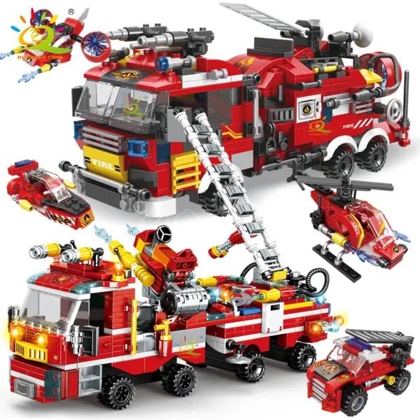 Fire Truck Building Blocks Set 806PCS