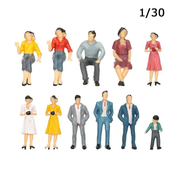 10Pcs Miniature Swimming Figures Assorted Poses - Image 7