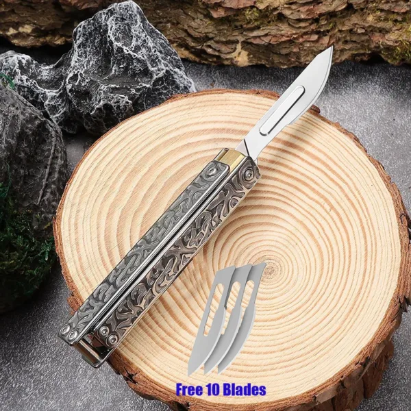 Stainless Steel Multi-function Folding Utility Knife - Image 5