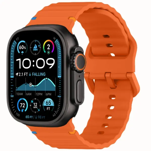 Silicone Strap for Apple Watch 46mm 45mm 44mm - Image 18