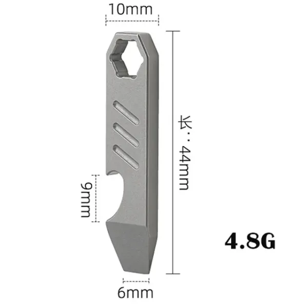 Mini Titanium Alloy Multifunction Crowbar Tool - Image 7