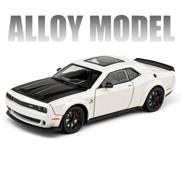 1:24 Metal Dodge Challenger SRT Hellcat Model - Image 11