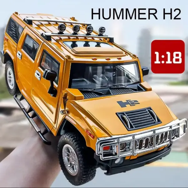 1:18 Hummer H2 Diecast Model Car with Sound