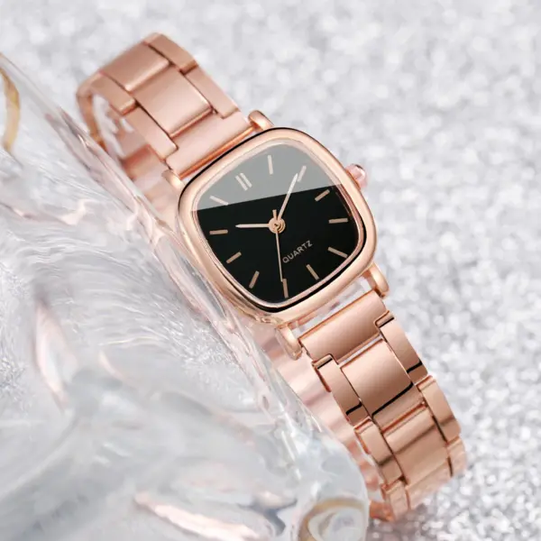 5PCS Women's Alloy Jewelry Watch Set - Image 4