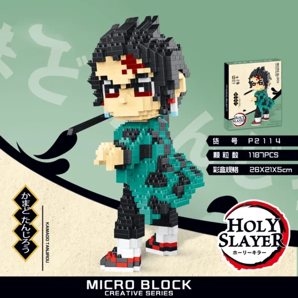 Demon Slayer Anime Mini Building Blocks Set - Image 5