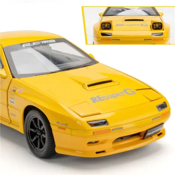 1:24 Mazda RX7 Alloy Diecast Car Model - Image 6