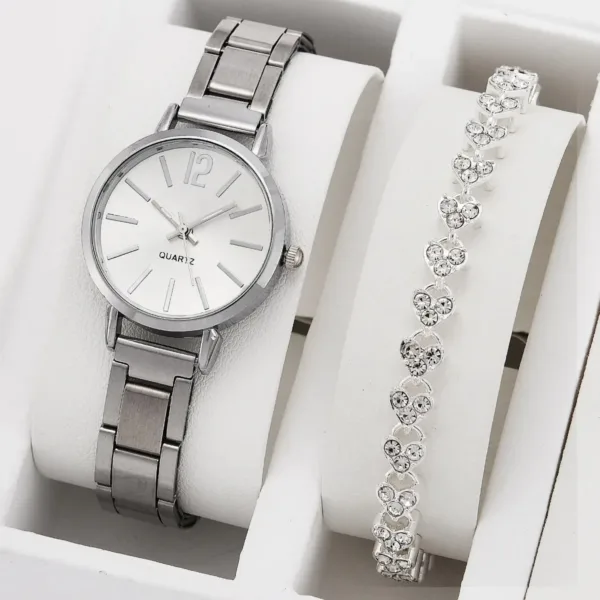 Women's Simple Alloy Quartz Watch Set - Image 8