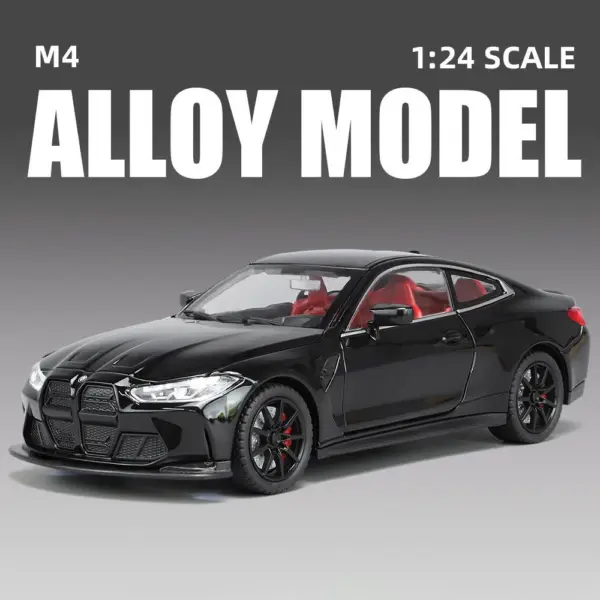 1:24 M4 G82 Diecast Alloy Sports Car Model - Image 7