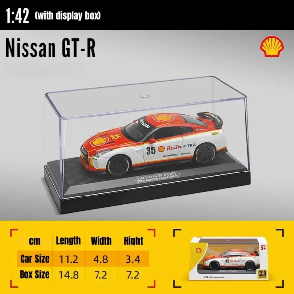 1/36 Nissan Skyline GTR R34 Diecast Model Car - Image 8