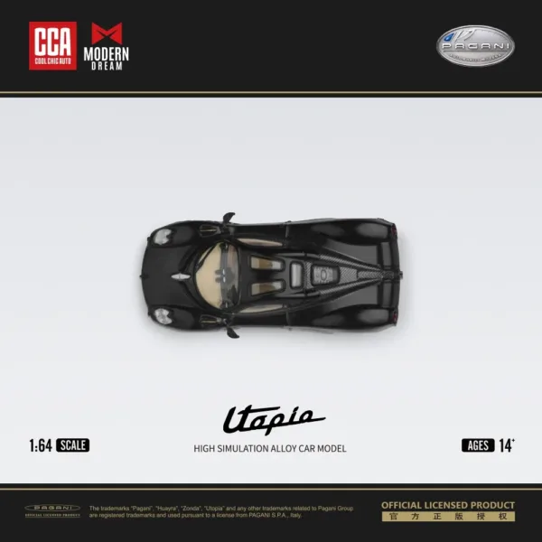 Pagani Utopia 1/64 Diecast Model Car - Image 5