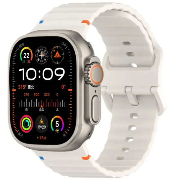 Silicone Strap for Apple Watch 46mm 45mm 44mm - Image 9