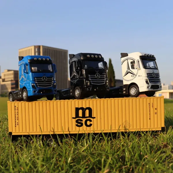 1/50 Diecast Alloy Transport Truck Toy Model - Image 4