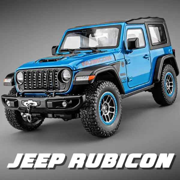 1:18 Jeep Wrangler Rubicon Diecast Model Vehicle