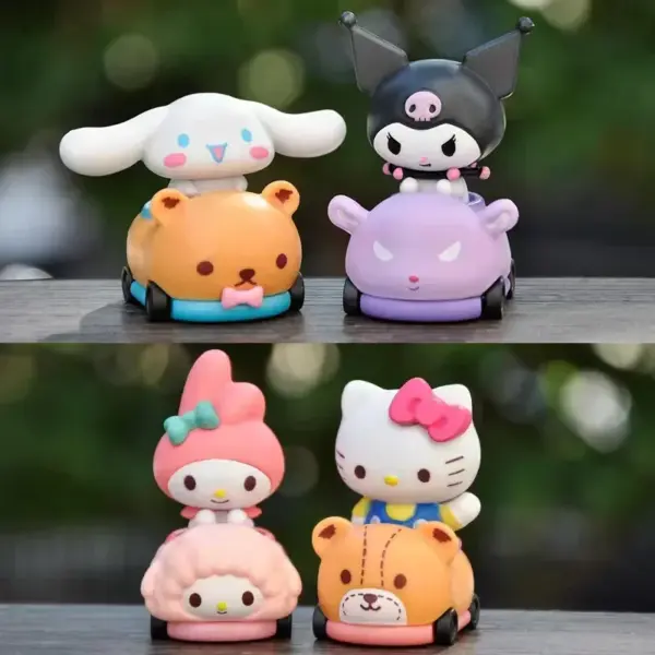 Hello Kitty Themed Character Toy Car Set