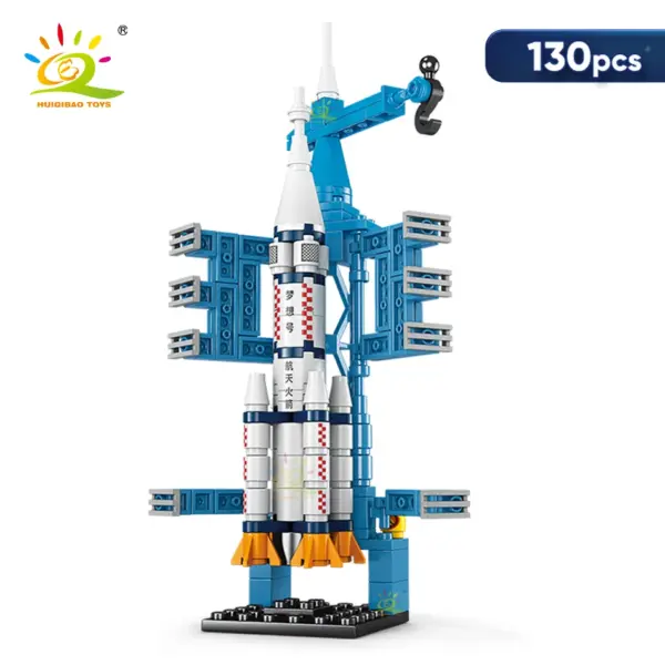HUIQIBAO Mini Space Rocket Model Building Set - Image 8