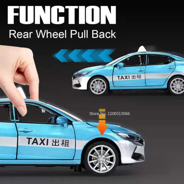 1:32 SYLPHY Taxi Diecast Car Model - Image 4