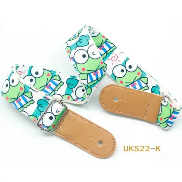 Adjustable Cartoon Cotton Ukulele Guitar Strap - Image 11