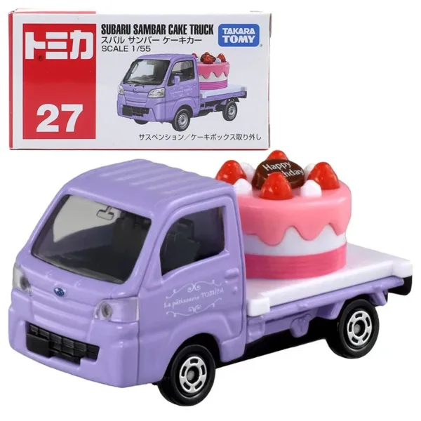 Subaru Sambar Cake Truck Diecast Model 1:64