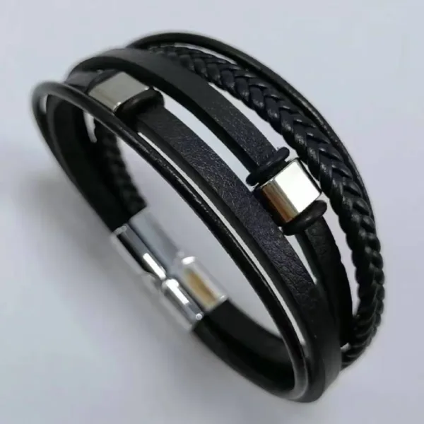 Punk Vintage Geometric Cuff Bracelet Unisex - Image 29