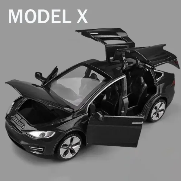 1:32 Tesla Model X, 3, S Diecast Car Set - Image 7