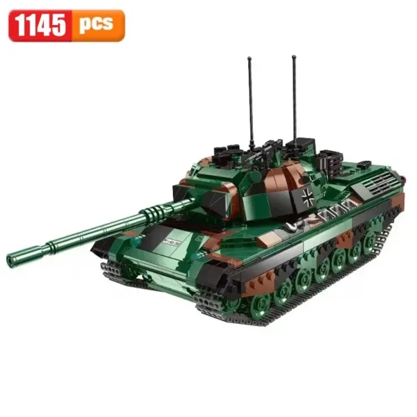 Military Tank Building Blocks Set 192-1912PCS - Image 9