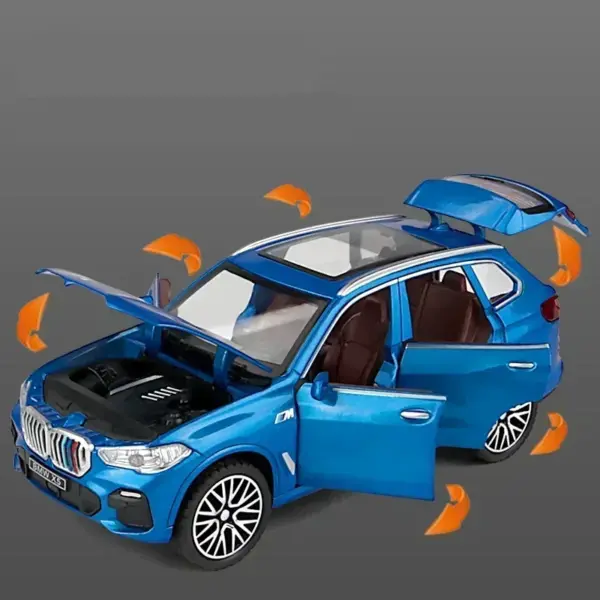 1:32 BMW X5 Diecast Metal Car Model - Image 3