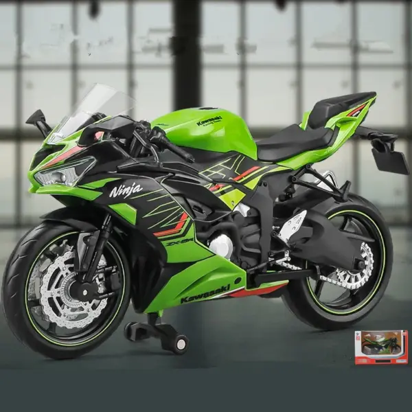 1/12 Scale Kawasaki Ninja ZX-6R Model Bike - Image 7