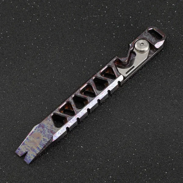 Titanium Alloy Crowbar with Bottle Opener - Image 6