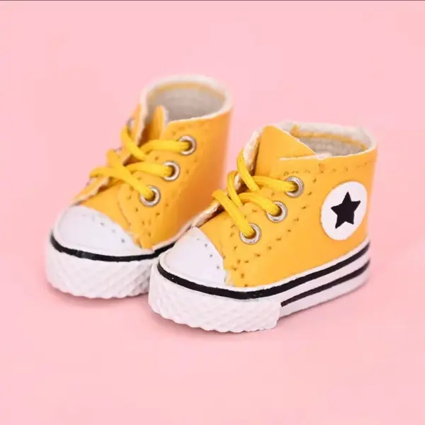 1:12 Dollhouse High Top Canvas Shoes - Image 10