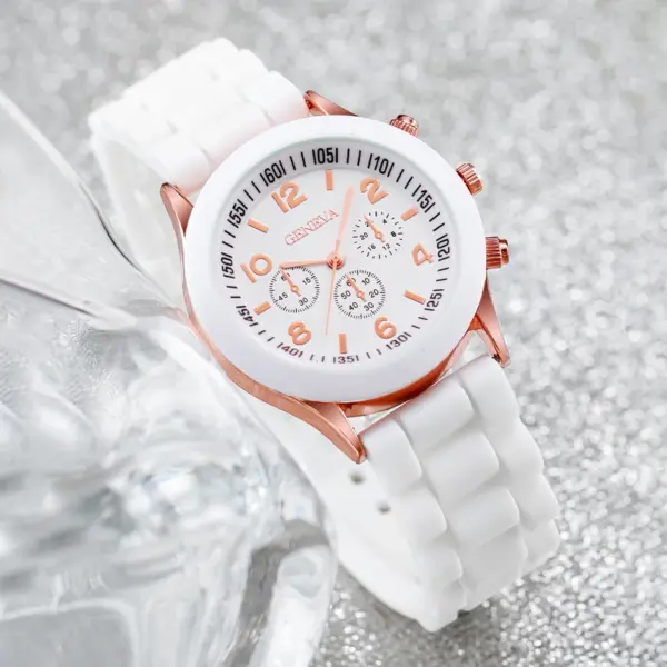 2PCS Geneva Women's Quartz Watch Set - Image 5