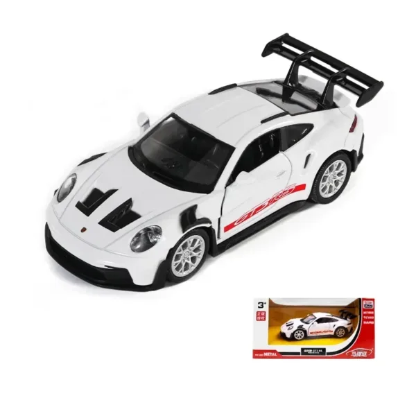 1:36 Alloy Porsche 911 GT3 RS Model Car - Image 9