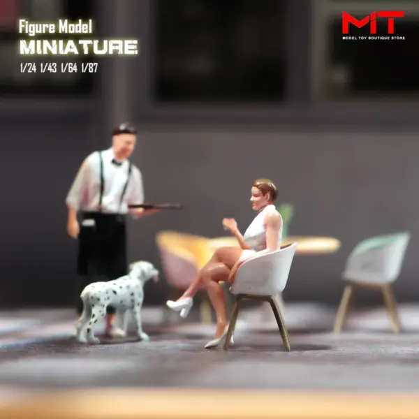 Female Tycoon Miniature Figurine 1/87 to 1/24 - Image 5