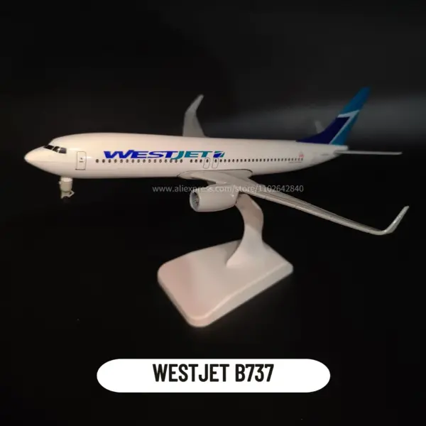 Diecast Aircraft Model Scale 1:250 Westjet - Image 3