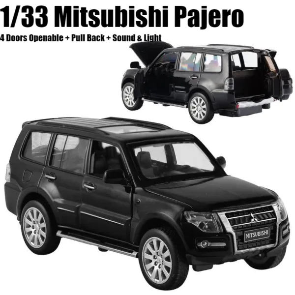 1/32 Mitsubishi Pajero Diecast Model Car - Image 8