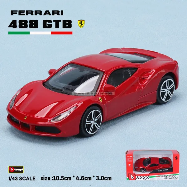 Bburago 1:43 Ferrari Diecast Car Model - Image 18