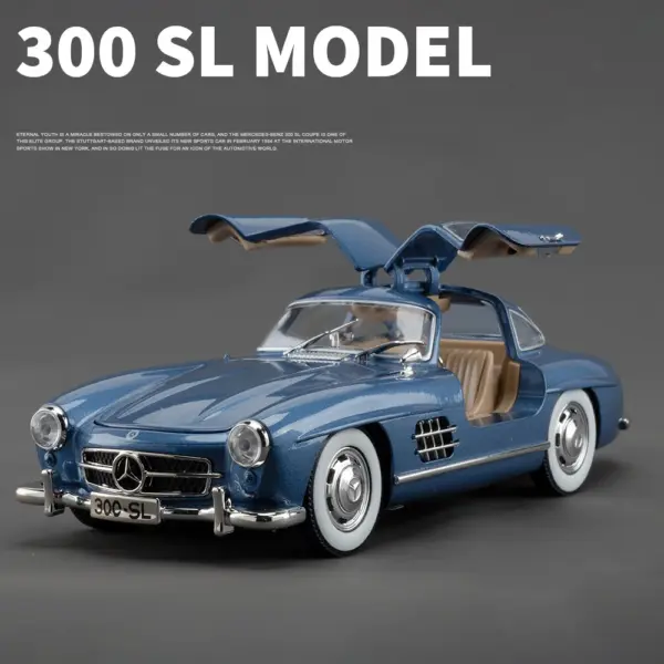 1:24 Mercedes-Benz 300SL Diecast Model Car - Image 12