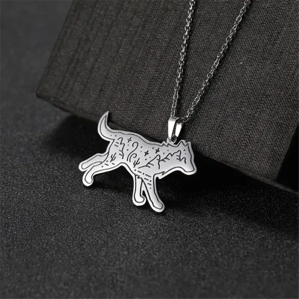 Stainless Steel Animal Pendant Necklace - Image 4