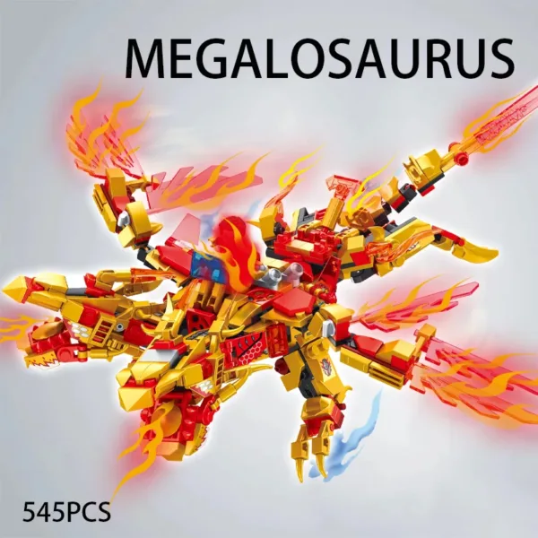 Blue Dragon Mecha Building Blocks Set - Image 9