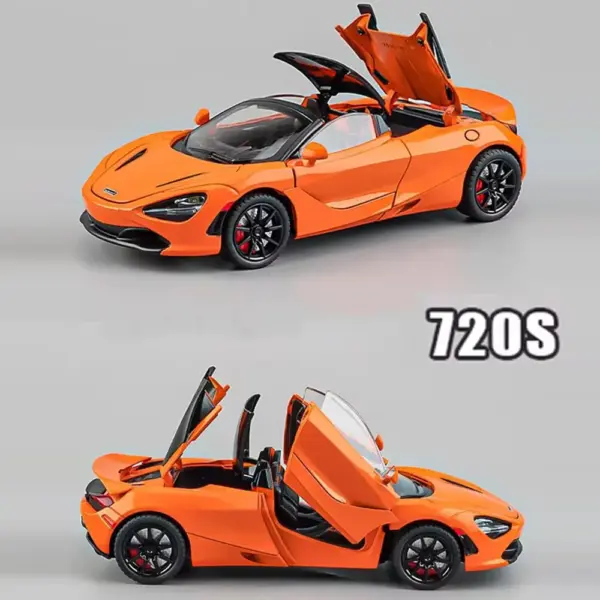 720S Alloy Diecast Model Car with Light - Image 2