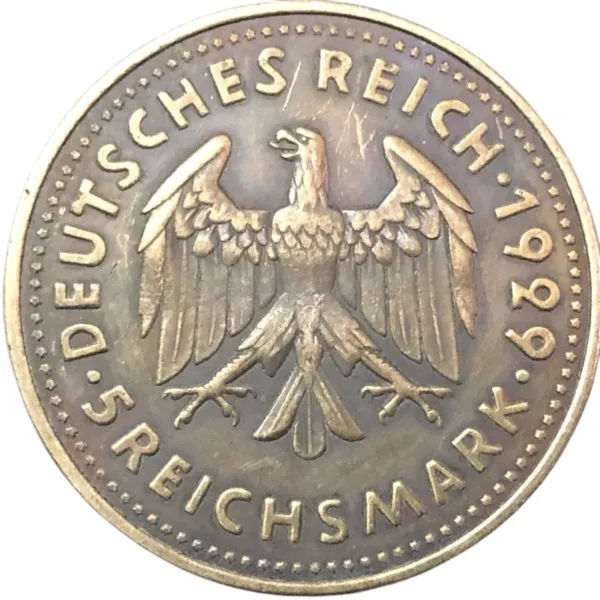 1929 Germany 5 Reichsmark Antique Coin Replica