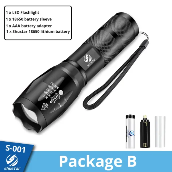 Ultra Bright Waterproof LED Flashlight 18650 - Image 9