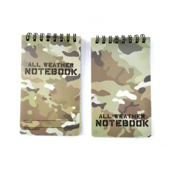 Camouflage All-Weather Tactical Notebook