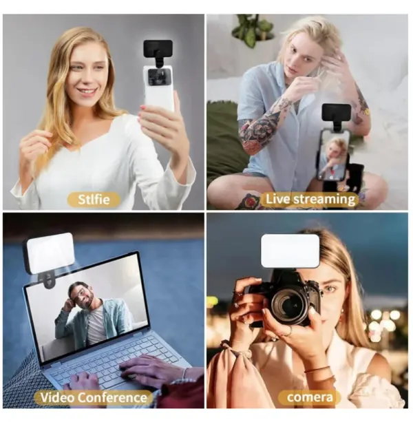 Rechargeable Mini Selfie Fill Light for Devices - Image 6