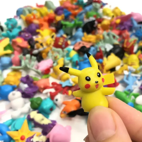 144 Unique Pokemon Mini Figures Set - Image 3